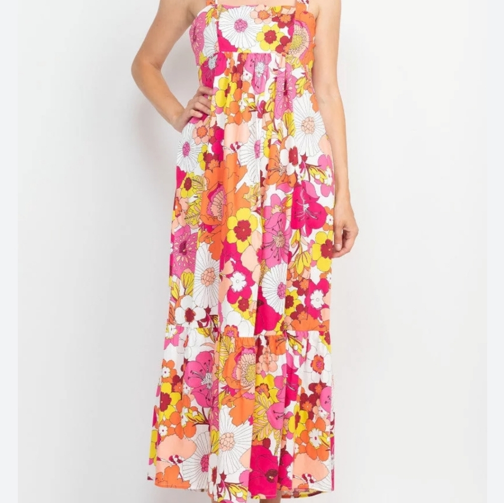 London Times Square Neck Sleeveless Dress Size: 14p